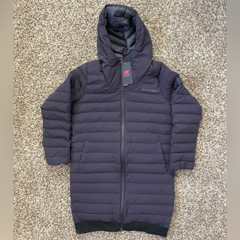 New Balance Women’s Long Down Filled Jacket - Small